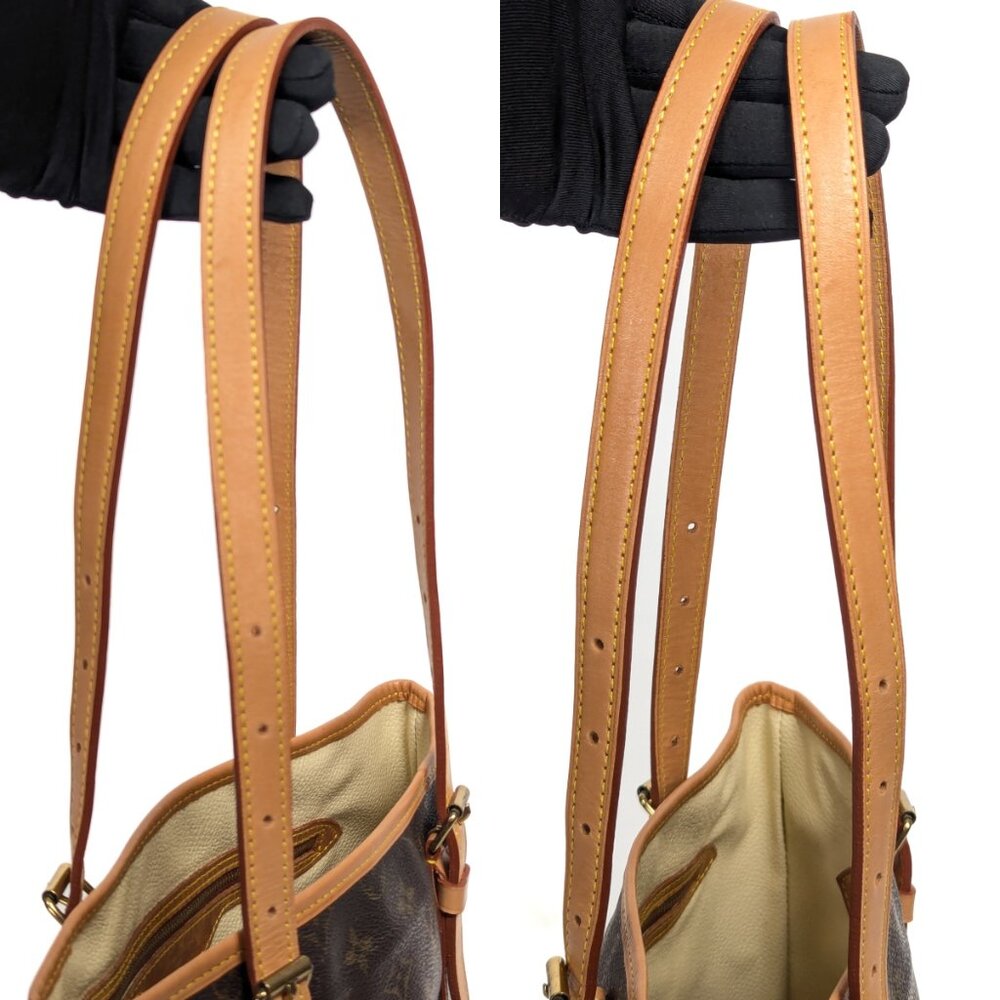 LOUIS VUITTON Bucket GM Monogram Canvas - Renewed Leather - Picture 12 of 15